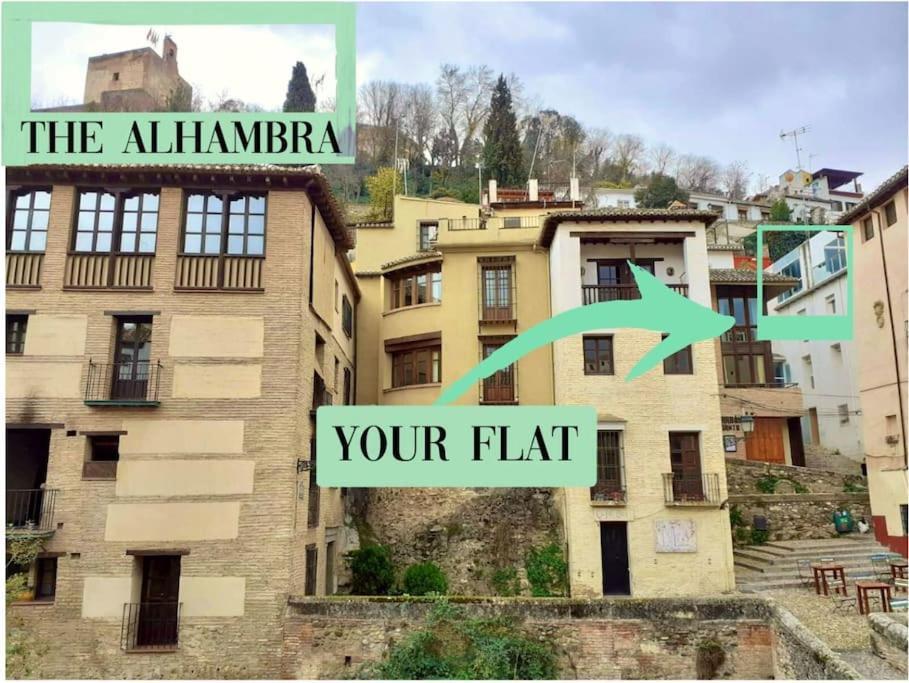 דירות גרנדה Spacious Loft / Literally At The Foot Of Alhambra מראה חיצוני תמונה